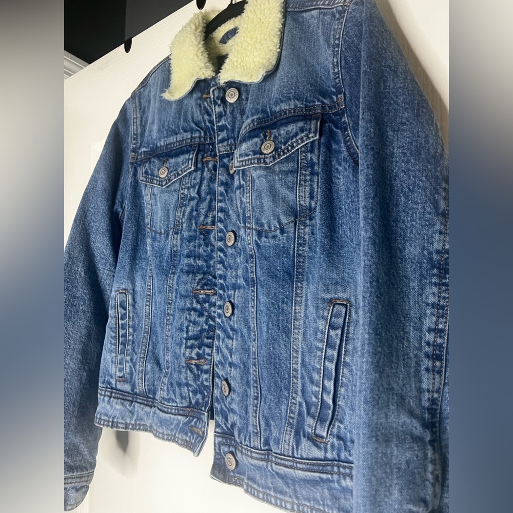 AEROPOSTALE | SHERPA LINED JEAN JACKET